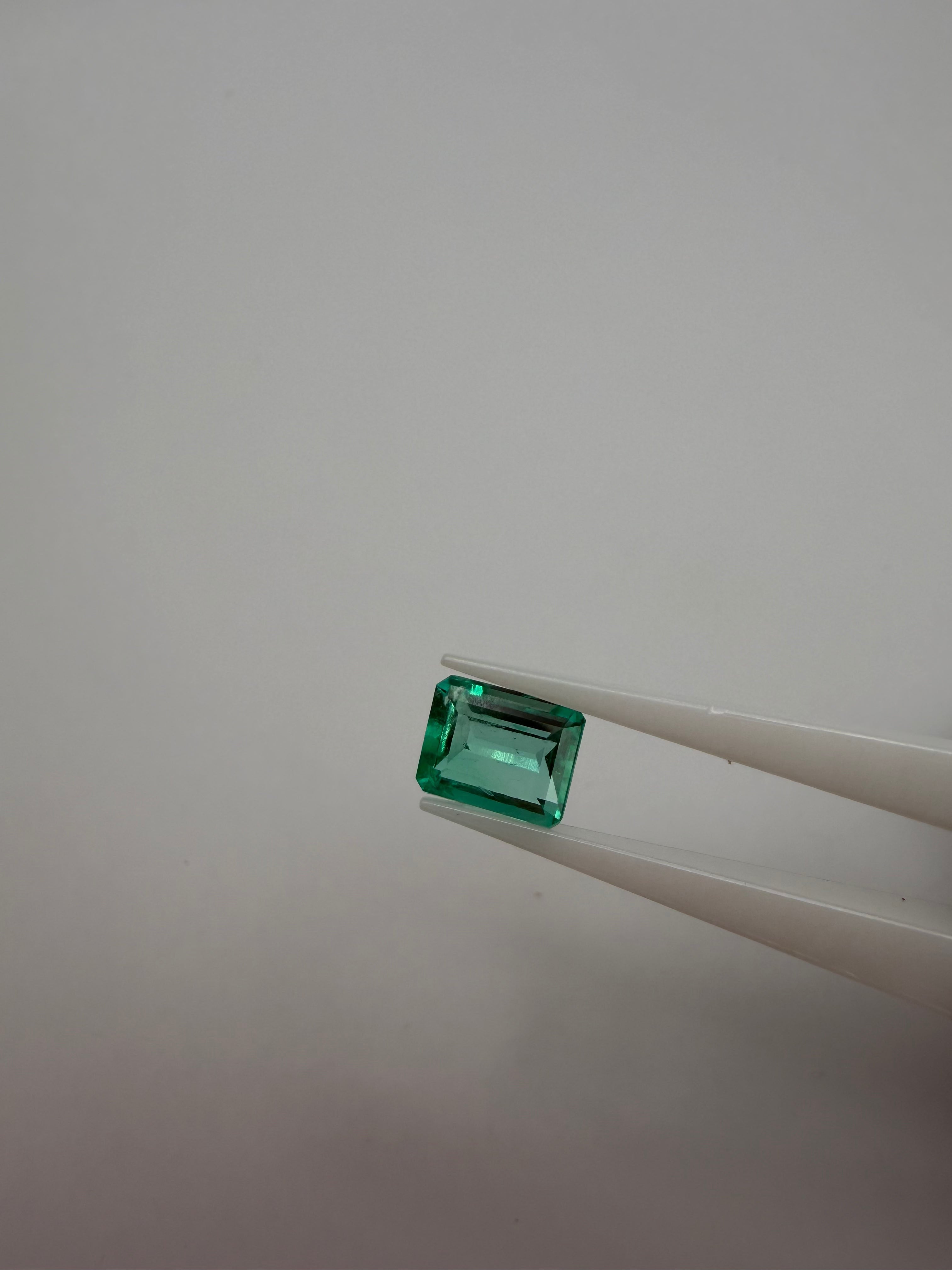 Émeraude Colombie - 1,35 ct