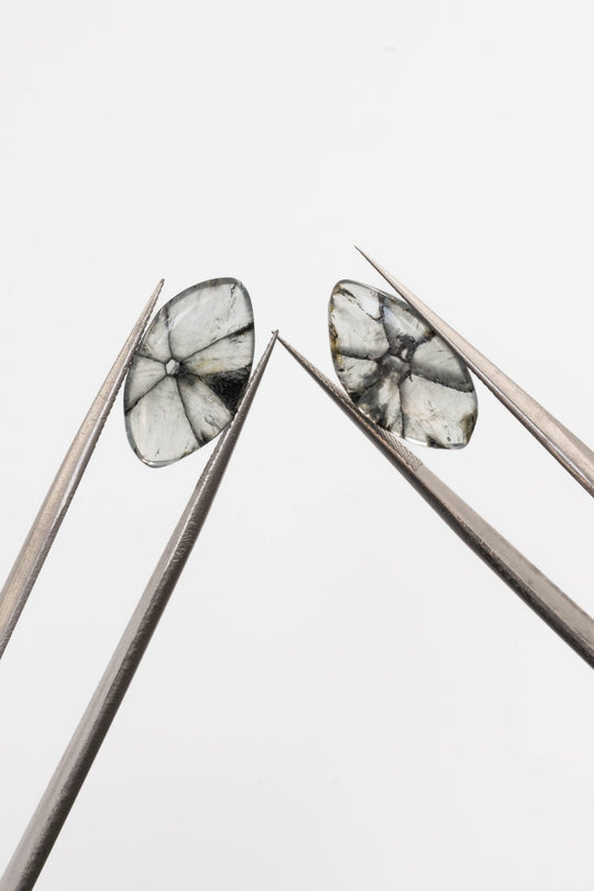 Paire d’émeraudes Colombie Trapiche - 10,63 Ct - Johya