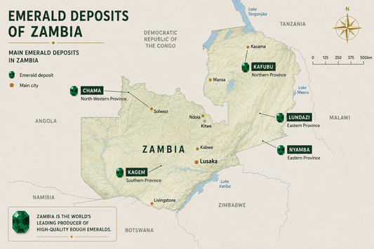 Las esmeraldas de Zambia: un terruño que se ha vuelto imprescindible - Johya
