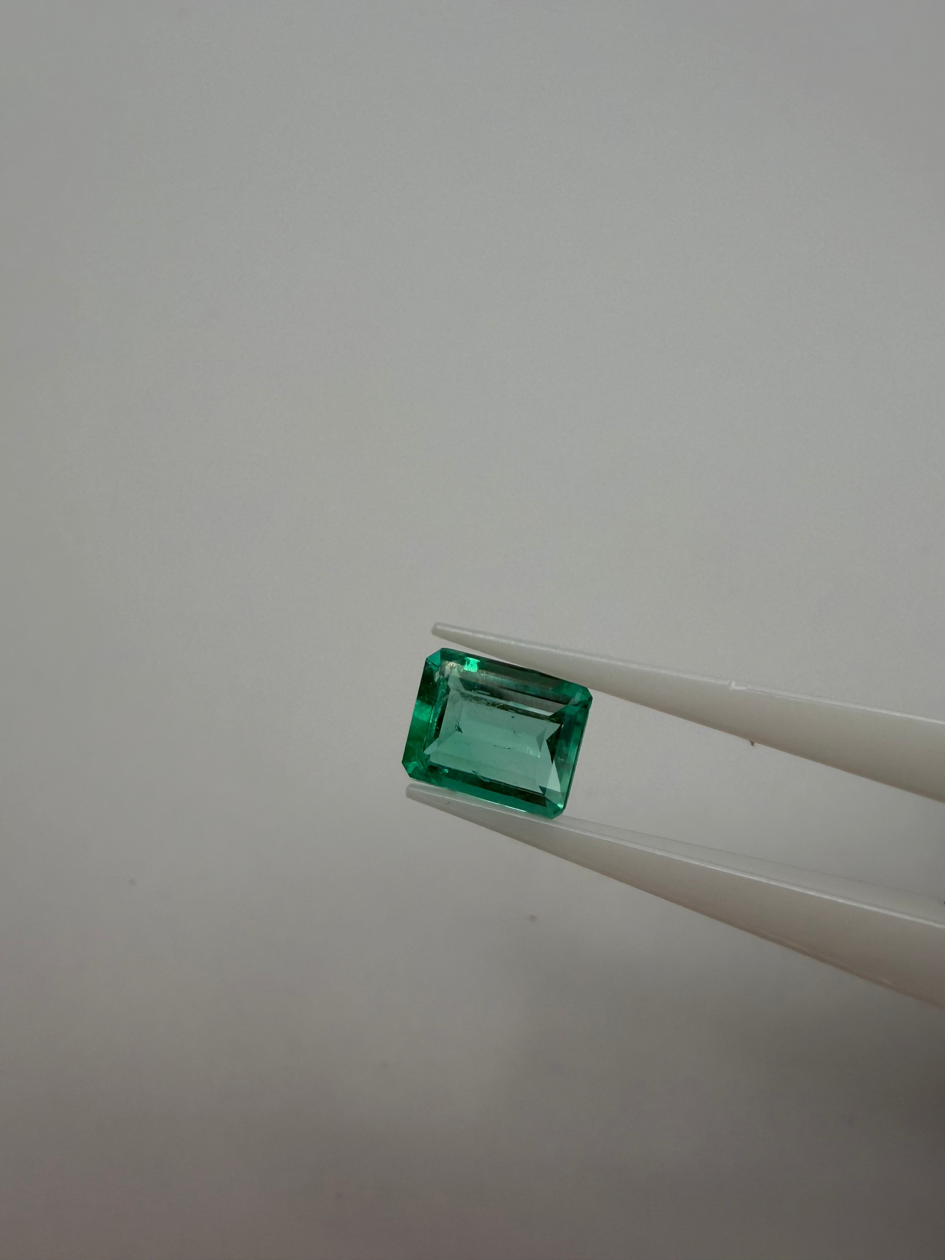 Émeraude Colombie - 1,35 ct
