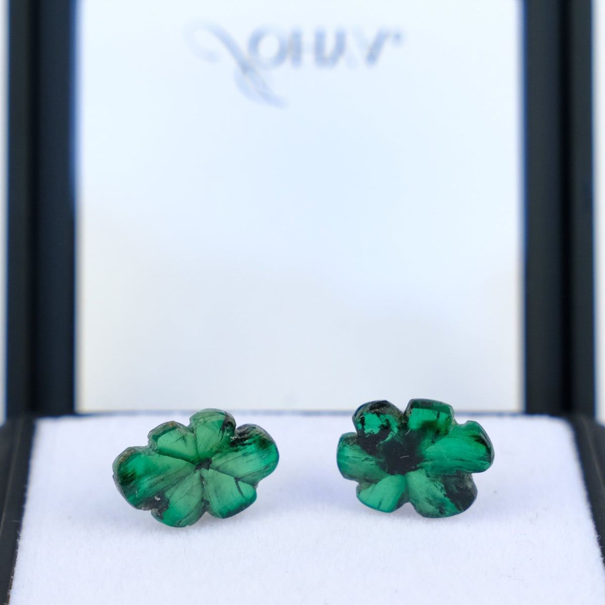 Paire d'émeraudes trapiche - 5,30 ct - Johya
