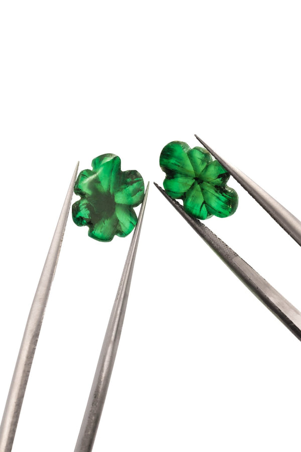 Paire émeraudes trapiche - 5,33 Ct - Johya