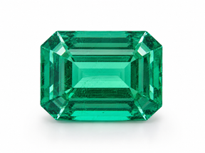 Émeraude vert Chivor, nuance bleutée